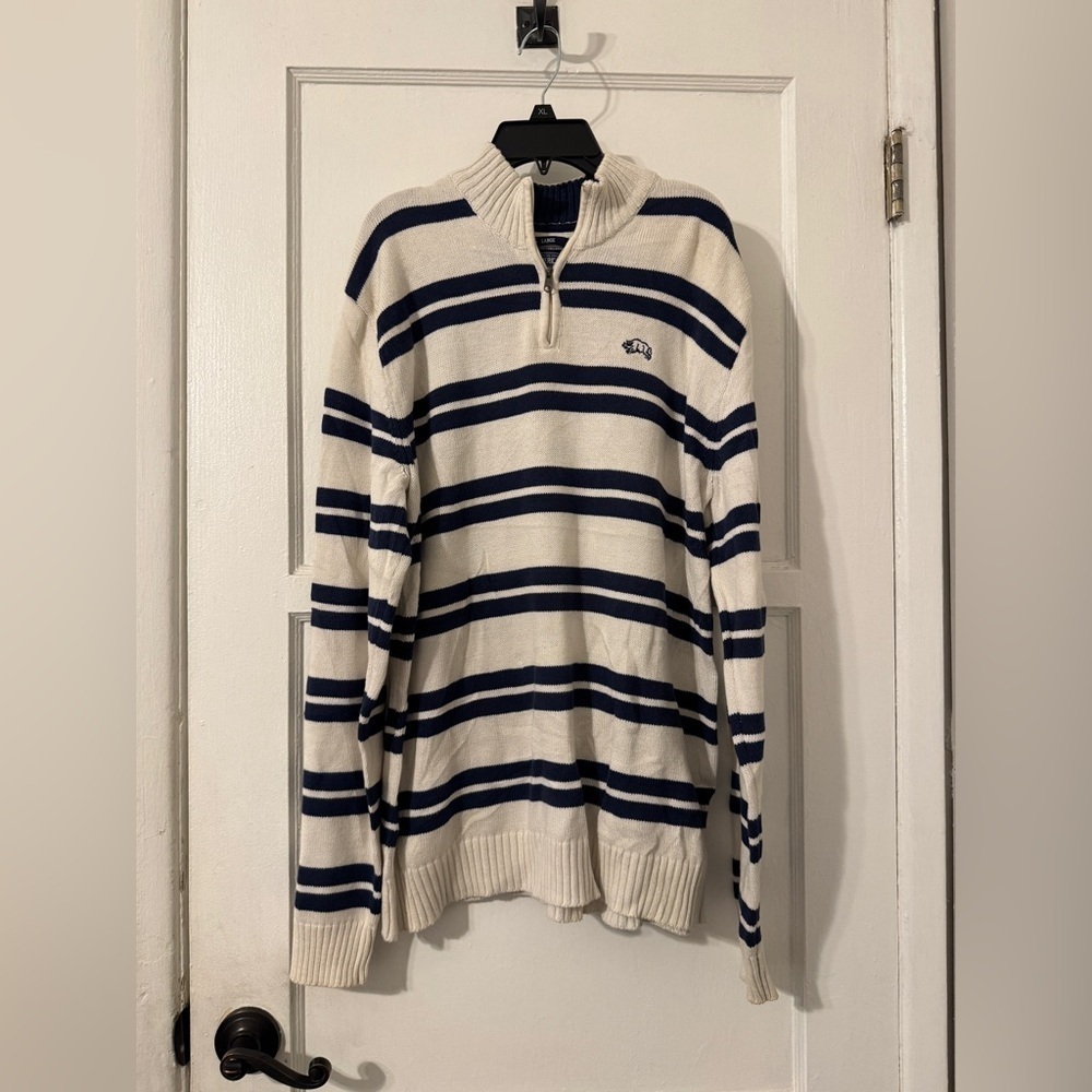 American Rag CIE Quarter Zip Up Sz Large